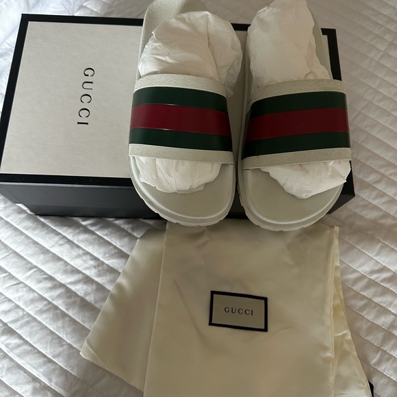 GUCCI web slide sandal - Picture 2 of 5